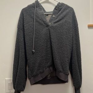 Sherpa hoodie from Anthropologie